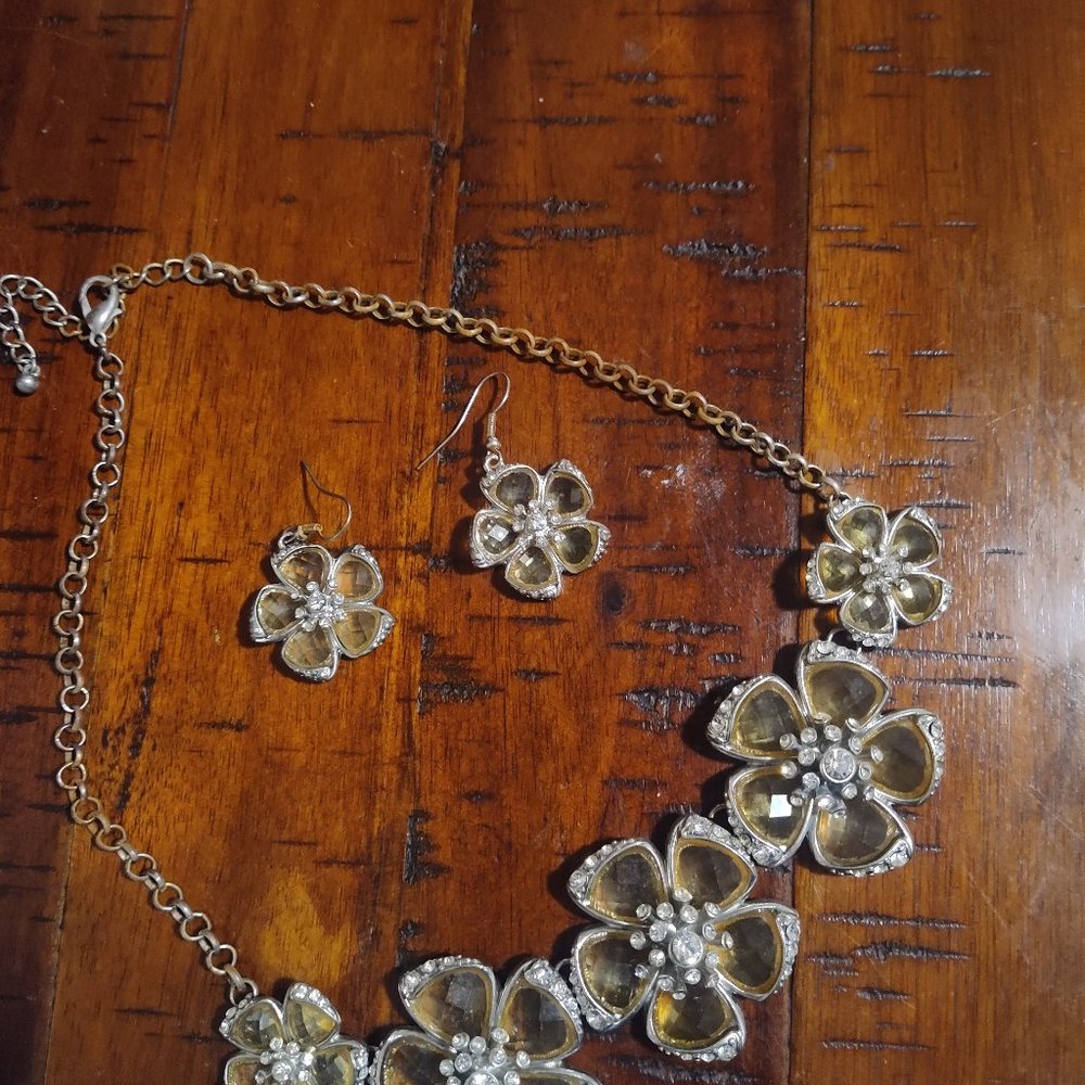 Beautiful necklace with matching earrings